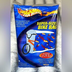 Rare Vintage (2001) Super Sized Hot Wheels Bike Bag.